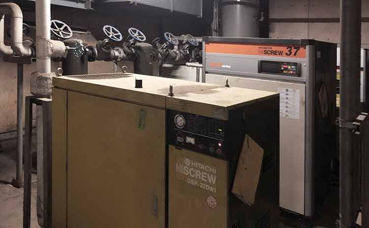 I-H442-aircompressor Factory-Facility付帯設備 エアコンプレッサー|冨士ファニチア